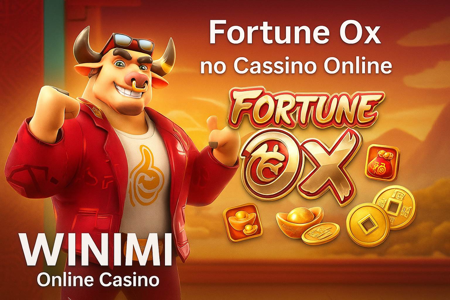Fortune Ox no WINIMI - Aposte Agora e Reivindique Seus Ganhos