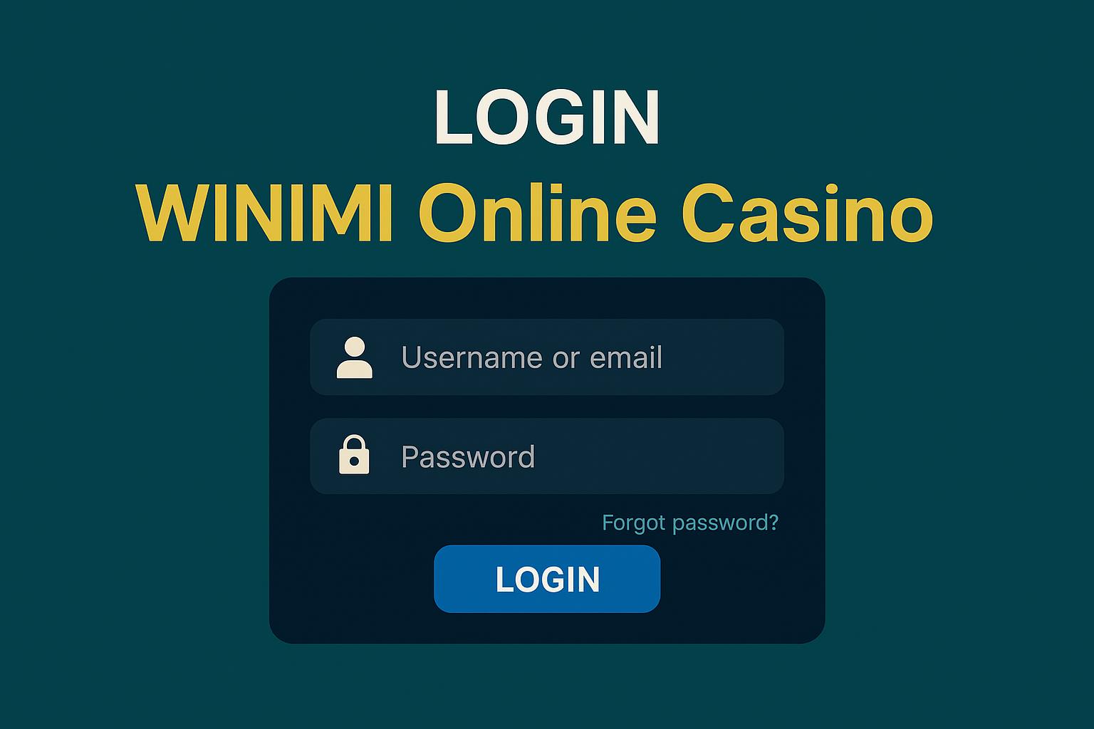 Login no Cassino WINIMI