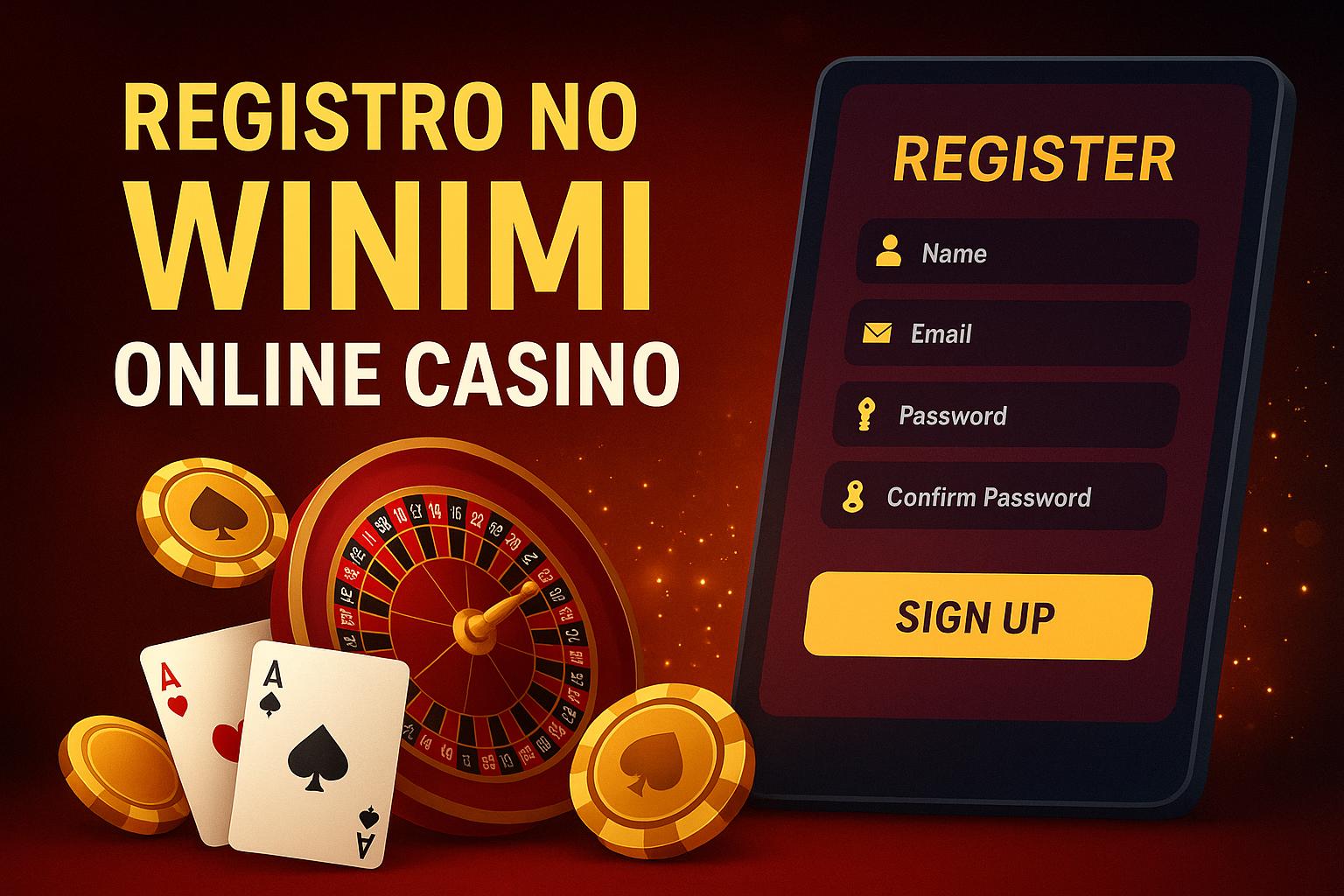 Não Perca tempo, o rRgistro na site WINIMI