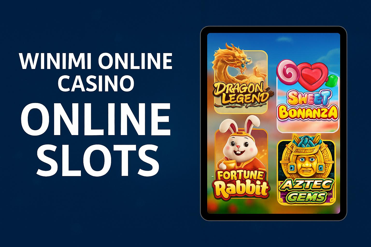 Explore o mundo das slot machines no WINIMI Casino